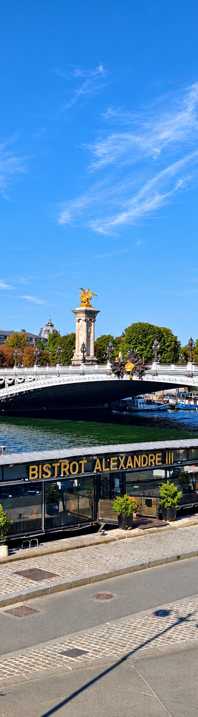 Bistrot Alexandre III – Bleu Seine — Paris